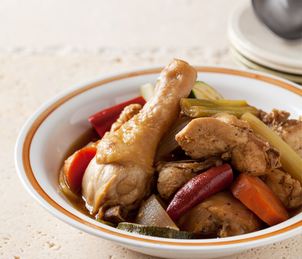 퓨전-카레풍미간장찜닭