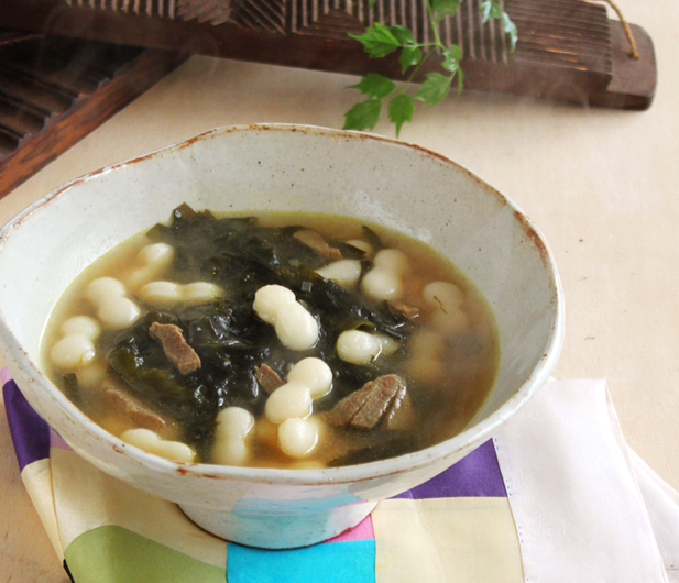 미역조랭이 떡국
