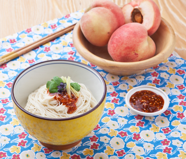 복숭아잼비빔국수