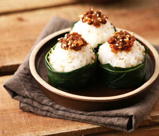 강된장 참나물 쌈밥